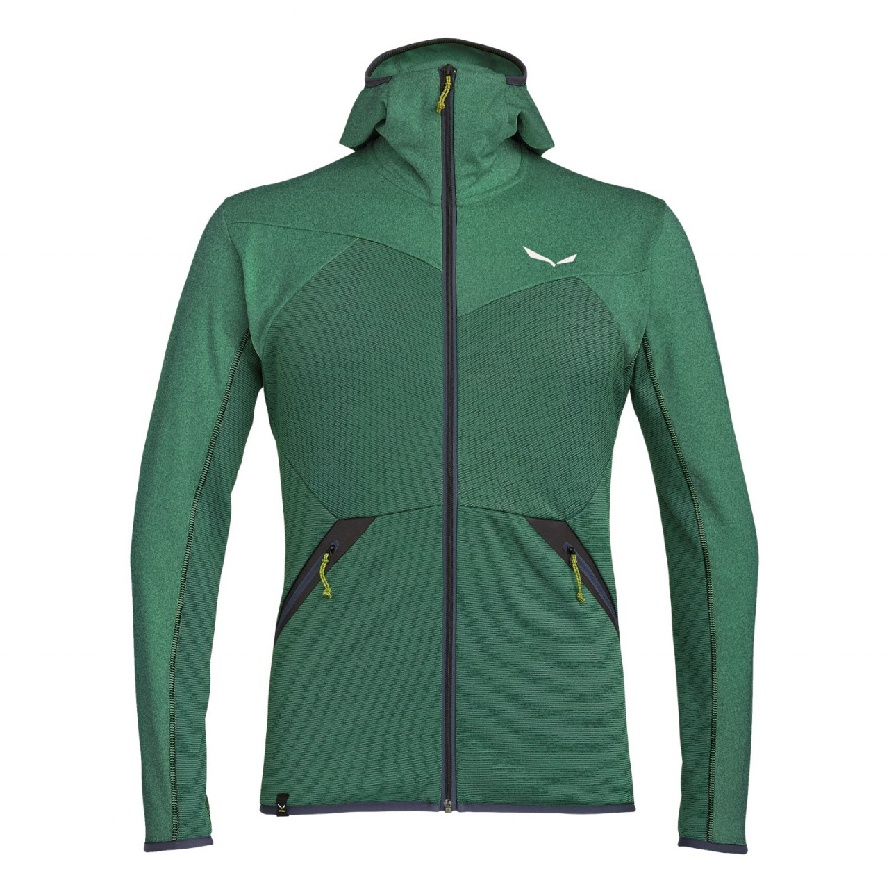 Jaqueta Salewa Puez Melange Polarlite Hooded Homem Verdes 651PJEALM